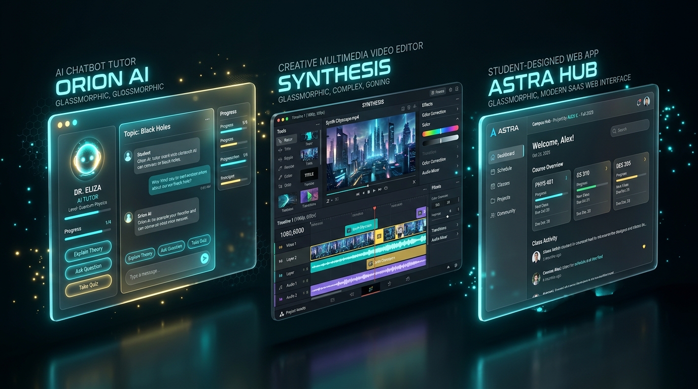 AI Chatbot, Multimedia, and Web App Project Showcase